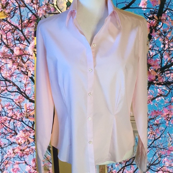 Van Heusen Tops - Van Heusen Pink Easy Care Shirt SM NWOT